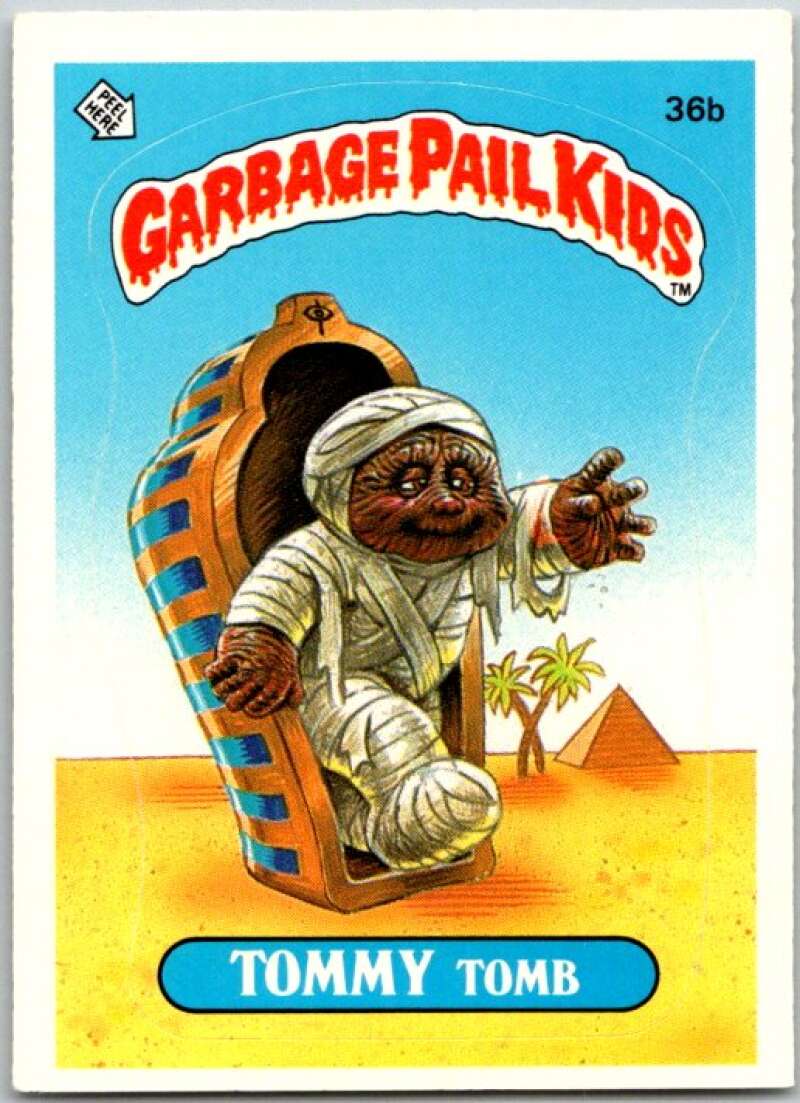 1985 Topps Garbage Pail Kids Series 1 #36b Tommy Tomb V44625