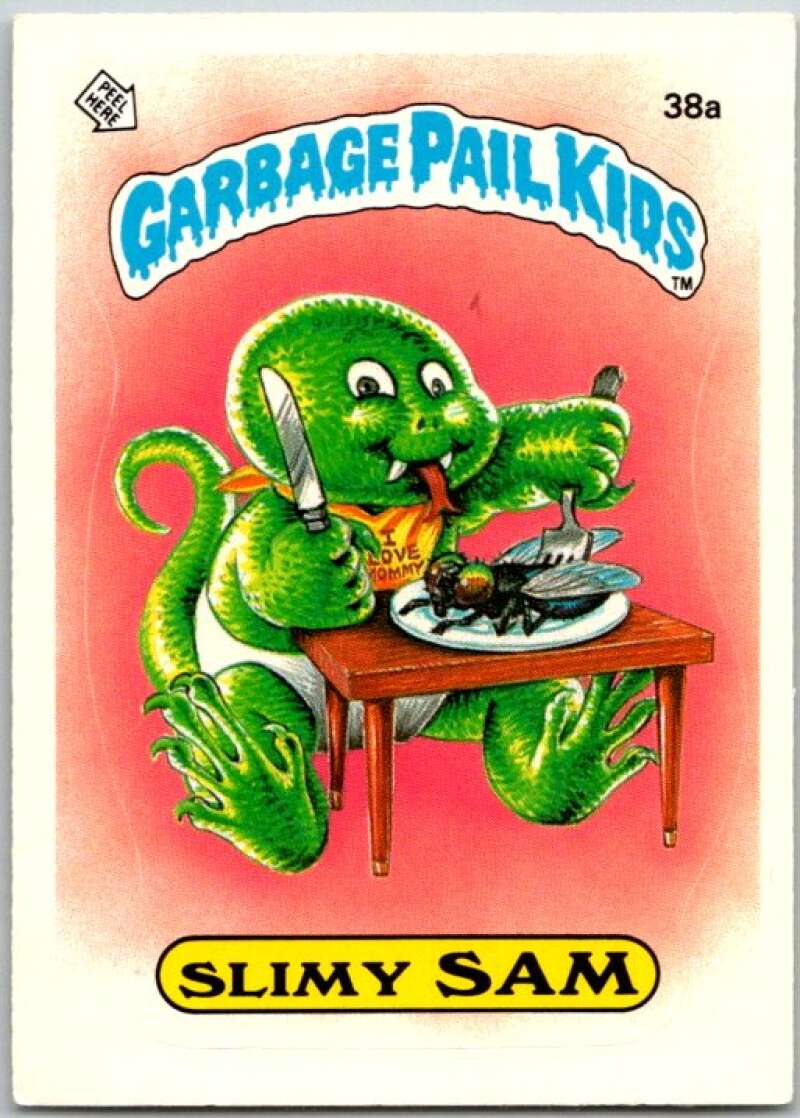1985 Topps Garbage Pail Kids Series 1 #38a Slimy Sam V44646