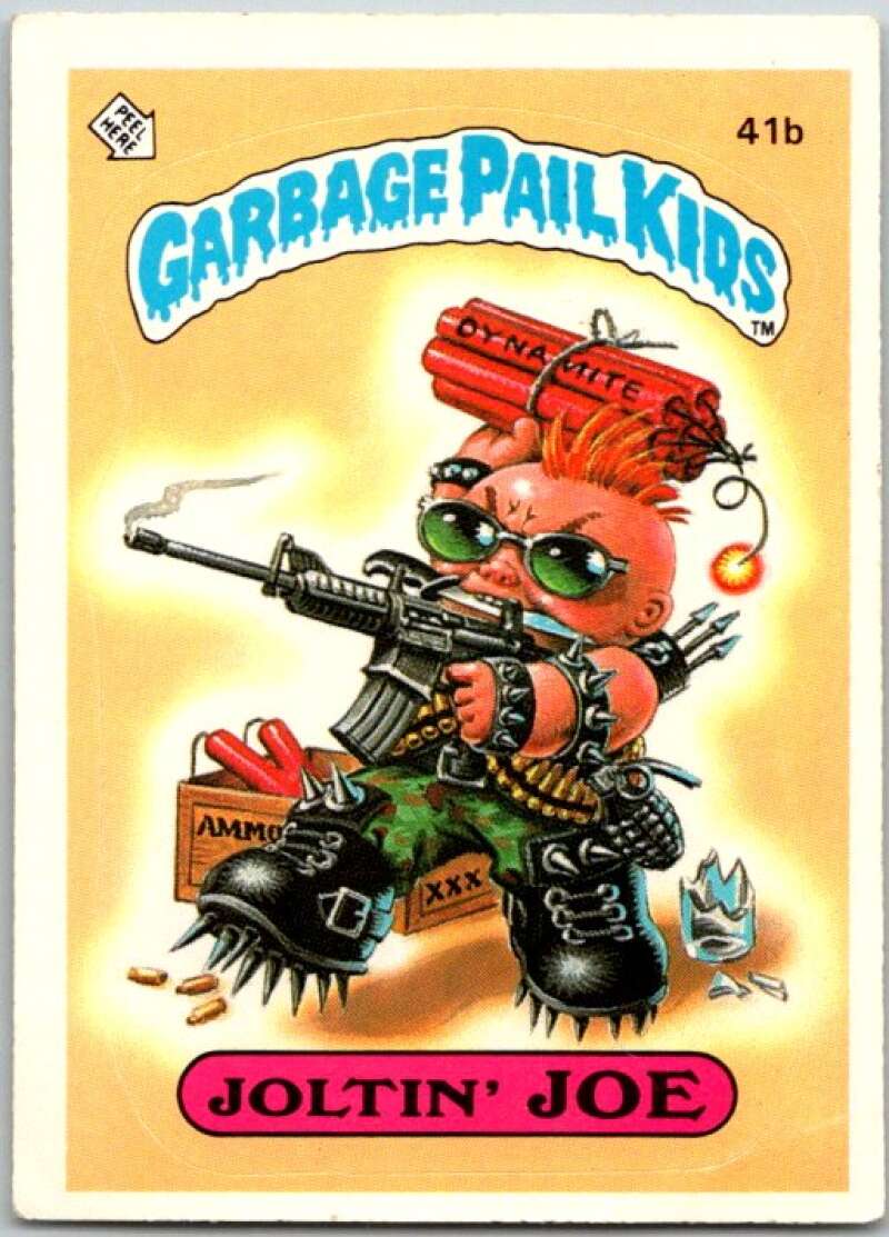 1985 Topps Garbage Pail Kids Series 1 #41b Joltin' Joe V44673