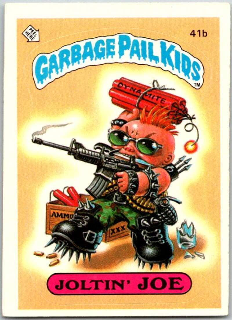 1985 Topps Garbage Pail Kids Series 1 #41b Joltin' Joe V44674