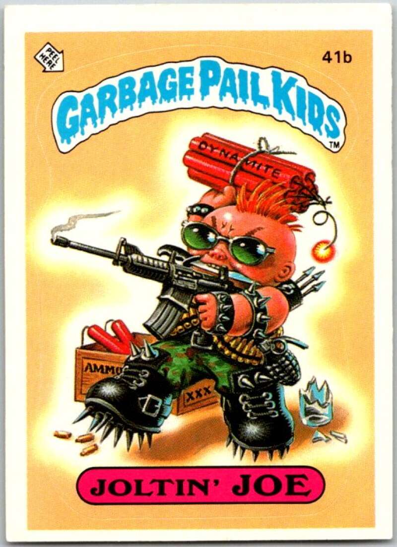 1985 Topps Garbage Pail Kids Series 1 #41b Joltin' Joe V44675
