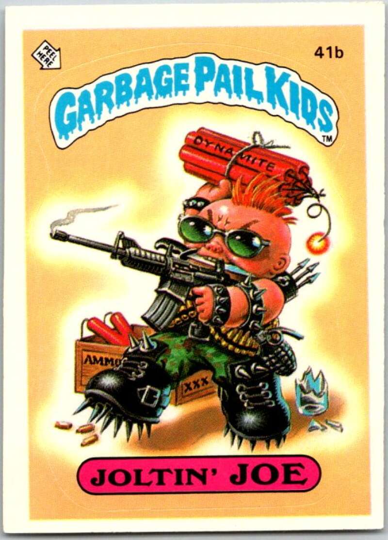 1985 Topps Garbage Pail Kids Series 1 #41b Joltin' Joe V44676