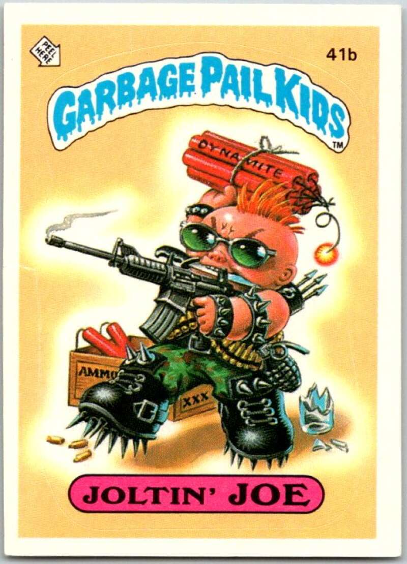 1985 Topps Garbage Pail Kids Series 1 #41b Joltin' Joe V44678