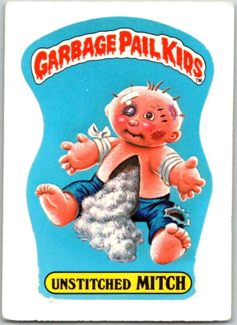 1985 Topps Garbage Pail Kids Series NNO Unstitched Mitch V44690