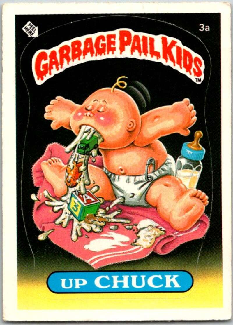 1985 Topps Garbage Pail Kids Series NNO Up Chuck V44691