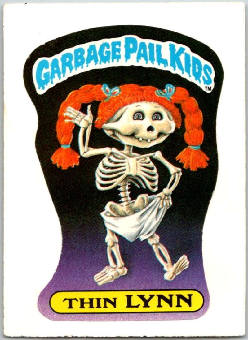 1985 Topps Garbage Pail Kids Series NNO Thin Lynn V44696