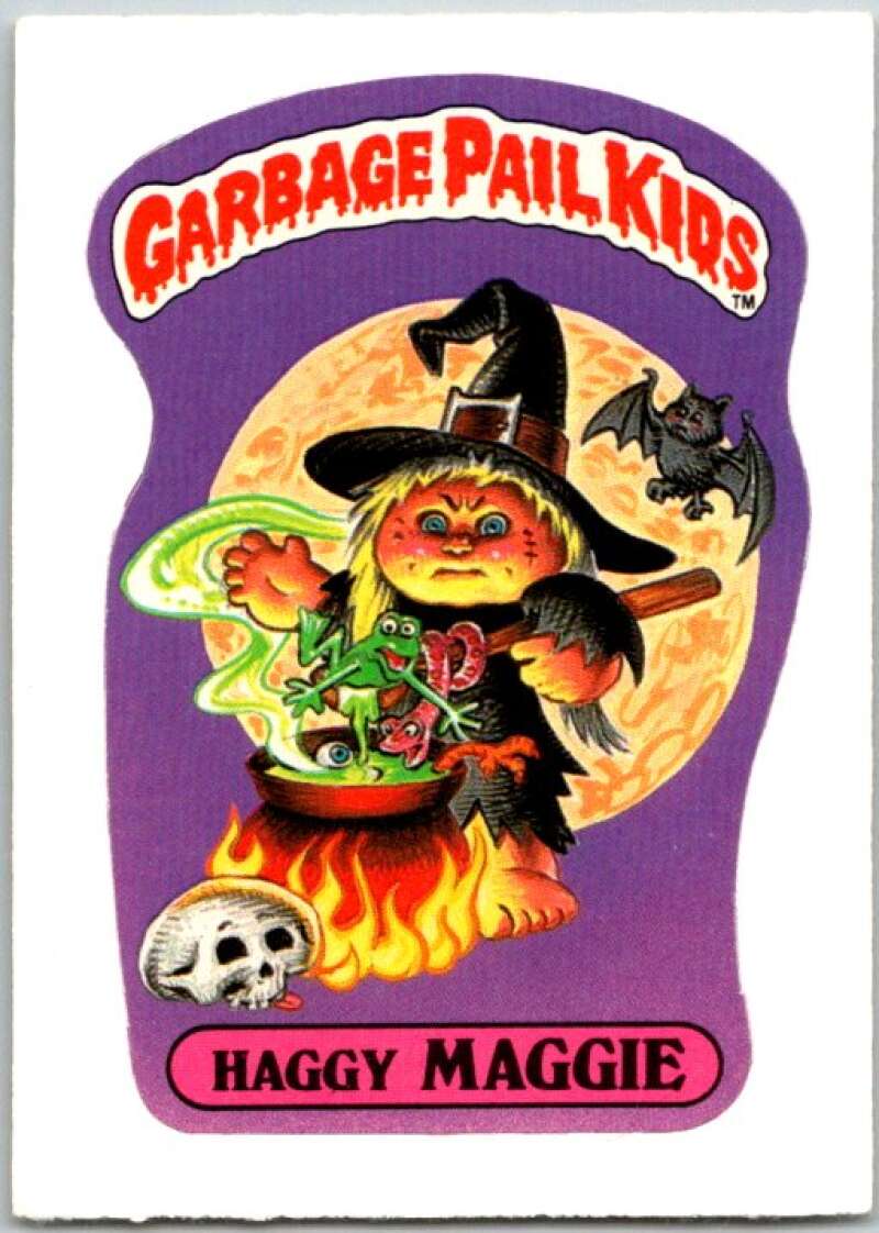 1985 Topps Garbage Pail Kids Series NNO Haggy Maggie V44698