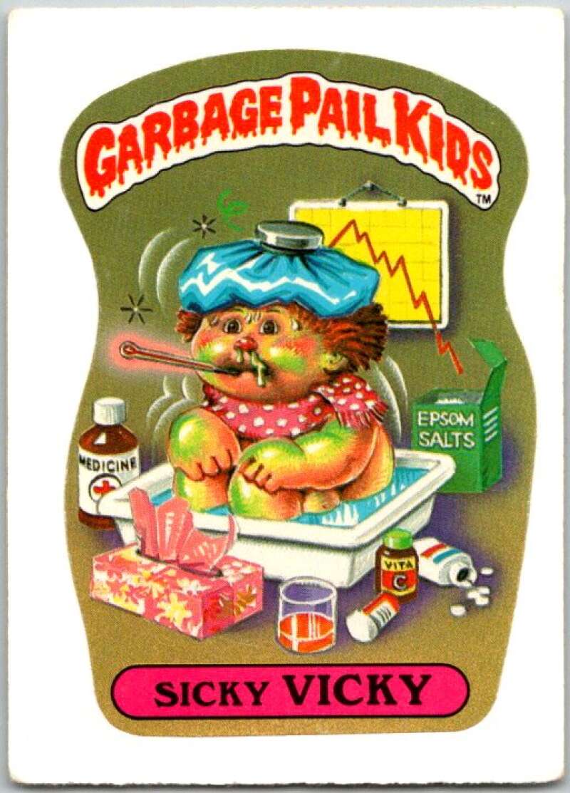 1985 Topps Garbage Pail Kids Series NNO Sicky Vicky V44704