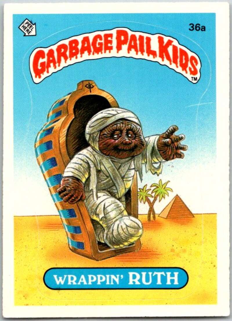 1985 Topps Garbage Pail Kids Series NNO Wrappin' Ruth V44715