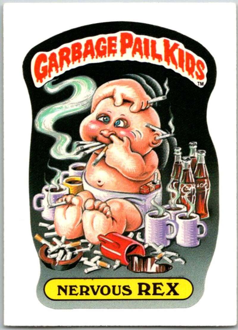 1985 Topps Garbage Pail Kids Series NNO Nervous Rex V44726
