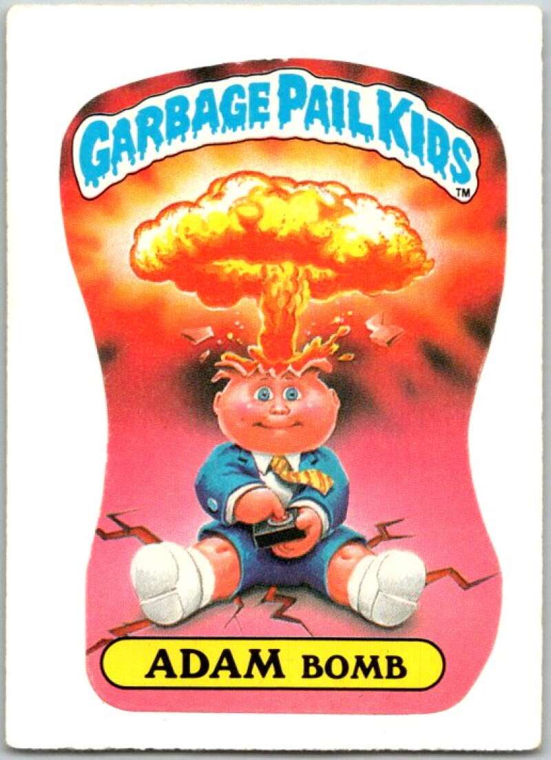 1985 Topps Garbage Pail Kids Series NNO Adam Bomb V44727