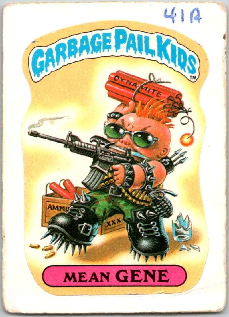 1985 Topps Garbage Pail Kids Series NNO Mean Gene V44730