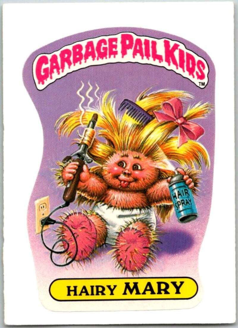 1985 Topps Garbage Pail Kids Series NNO Hairy Mary V44733