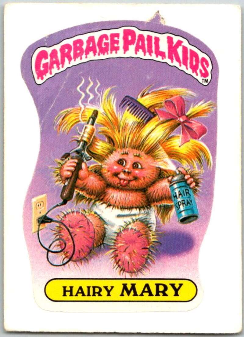 1985 Topps Garbage Pail Kids Series NNO Hairy Mary V44734