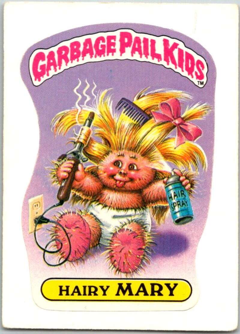1985 Topps Garbage Pail Kids Series NNO Hairy Mary V44735