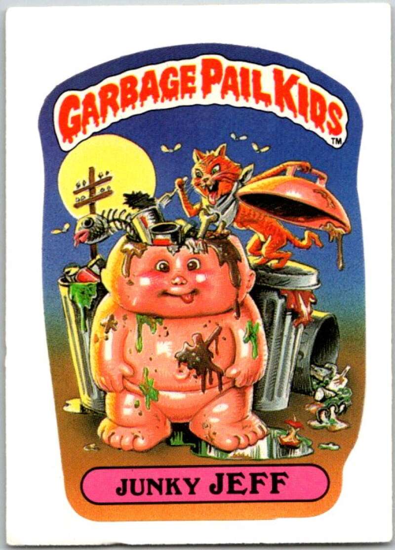 1985 Topps Garbage Pail Kids Series NNO Junky Jeff V44741