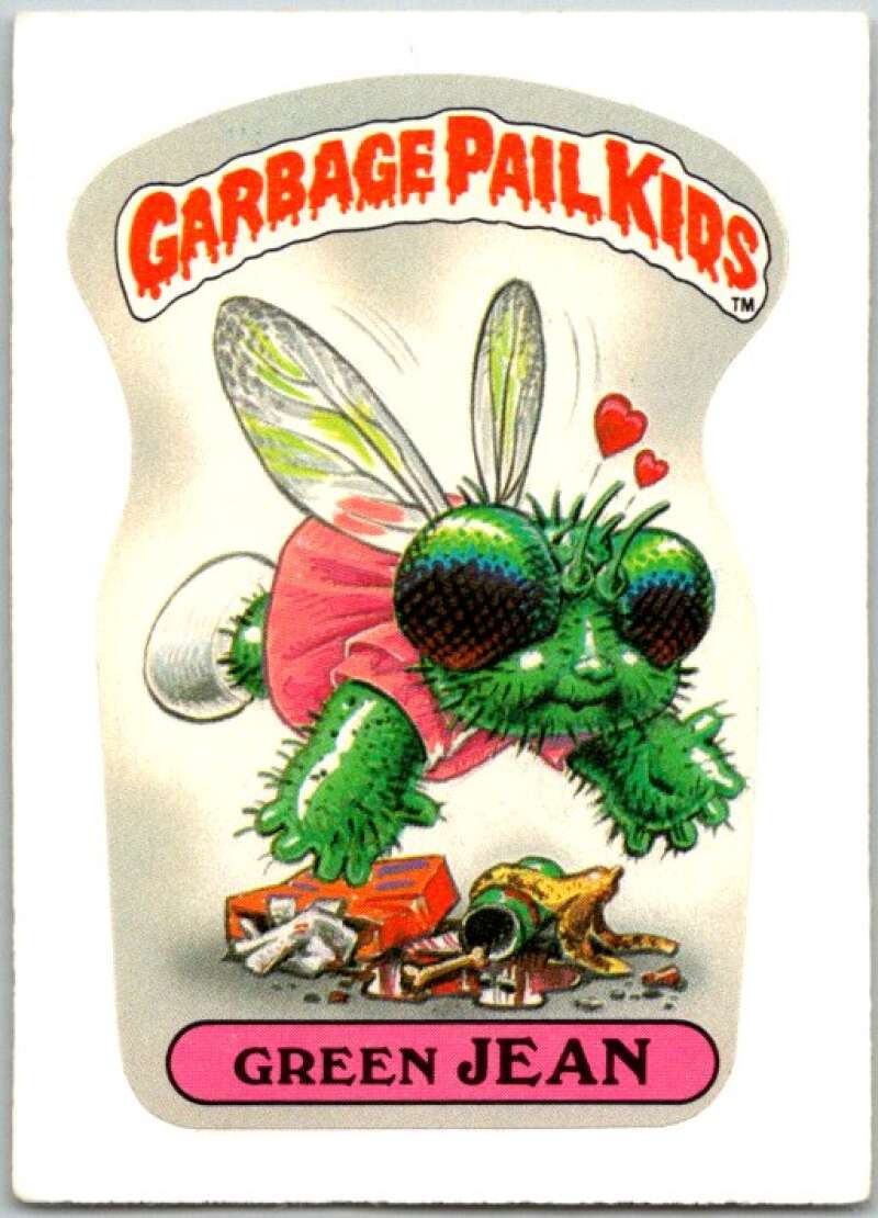 1985 Topps Garbage Pail Kids Series NNO Green Jean V44747