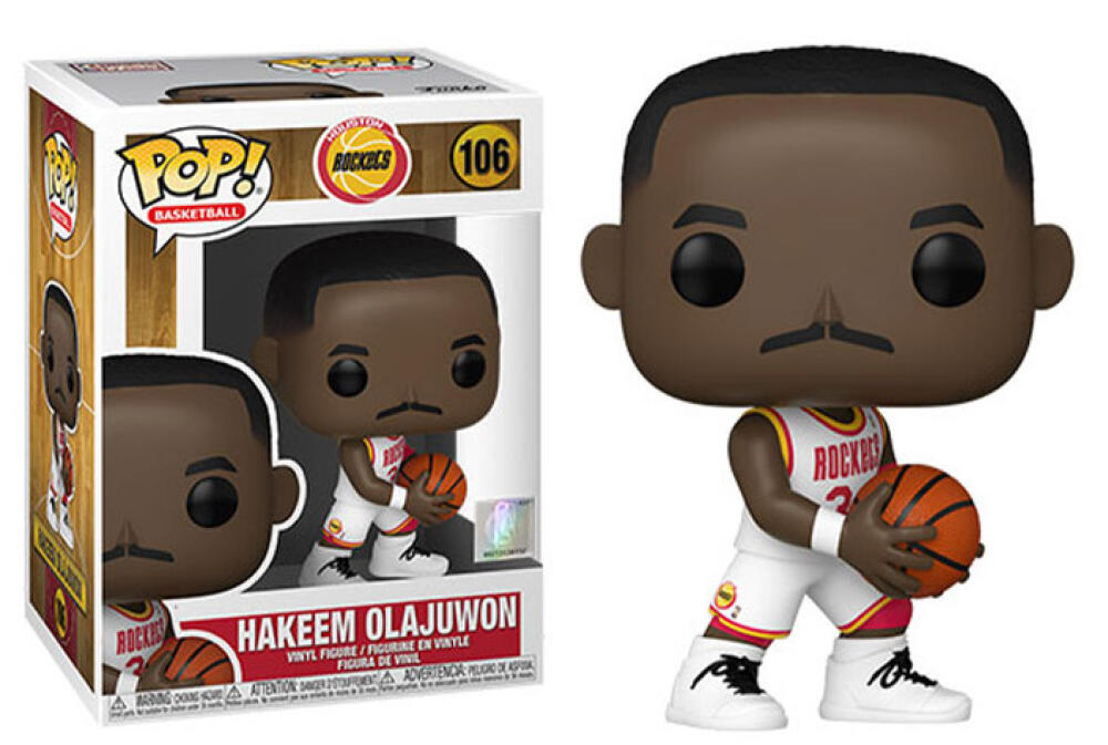 Funko Pop - 106 NBA Basketball - Hakeem Olajuwon Rockets Vinyl Figure Image 1