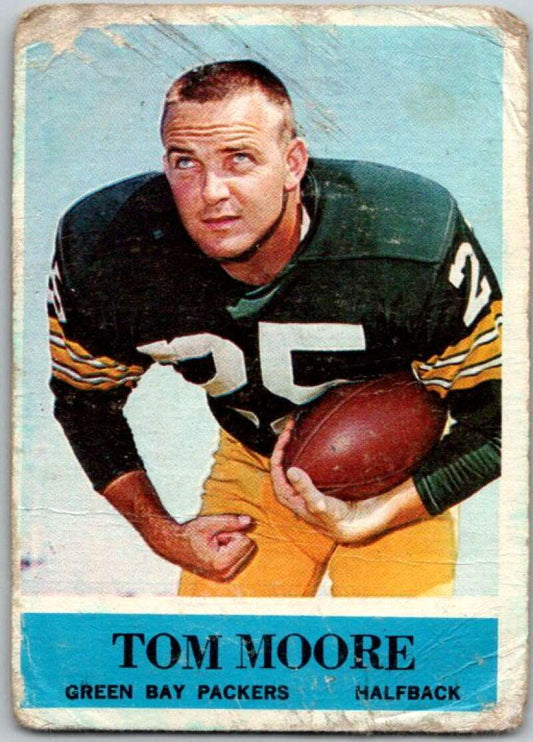 1964 Philadelphia Football #77 Tom Moore  Green Bay Packers  V44753