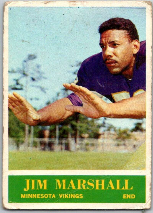 1964 Philadelphia Football #104 Jim Marshall  Minnesota Vikings  V44755