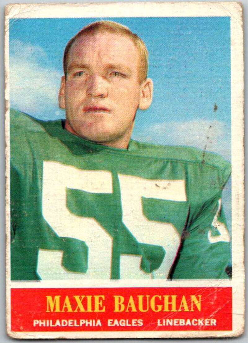1964 Philadelphia Football #128 Maxie Baughan Philadelphia Eagles V44759
