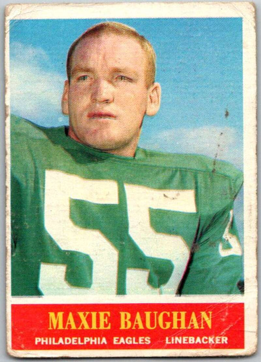 1964 Philadelphia Football #128 Maxie Baughan Philadelphia Eagles  V44759