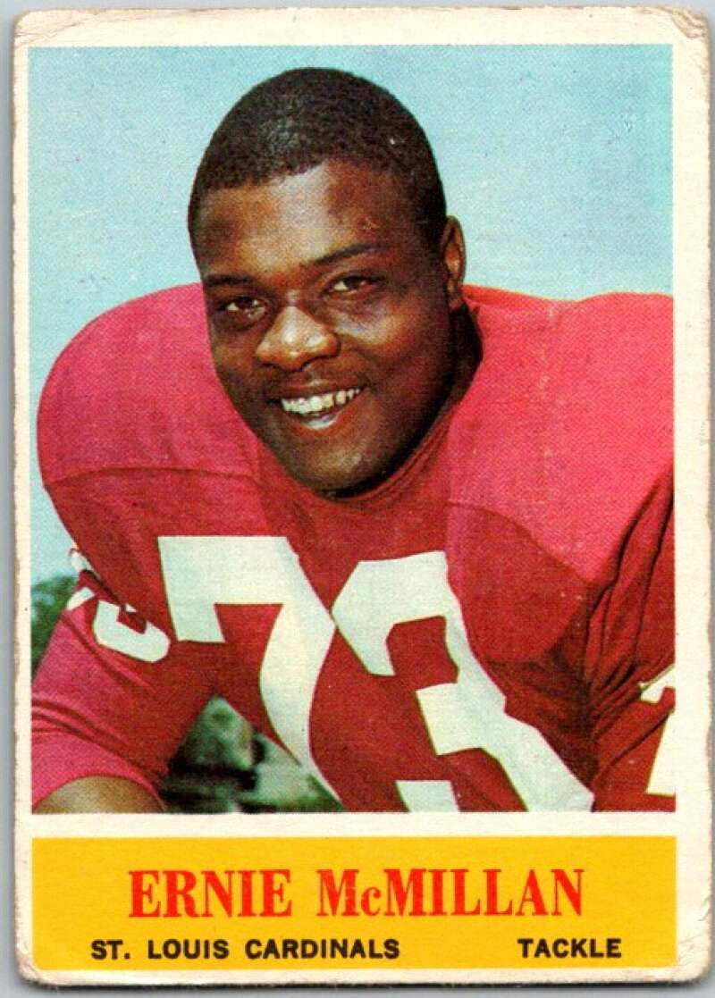1964 Philadelphia Football #175 Ernie McMillan St. Louis Cardinals V44763