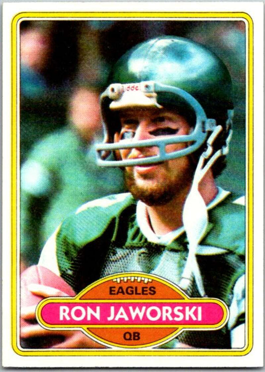 1980 Topps Football #72 Ron Jaworski  Philadelphia Eagles  V44766