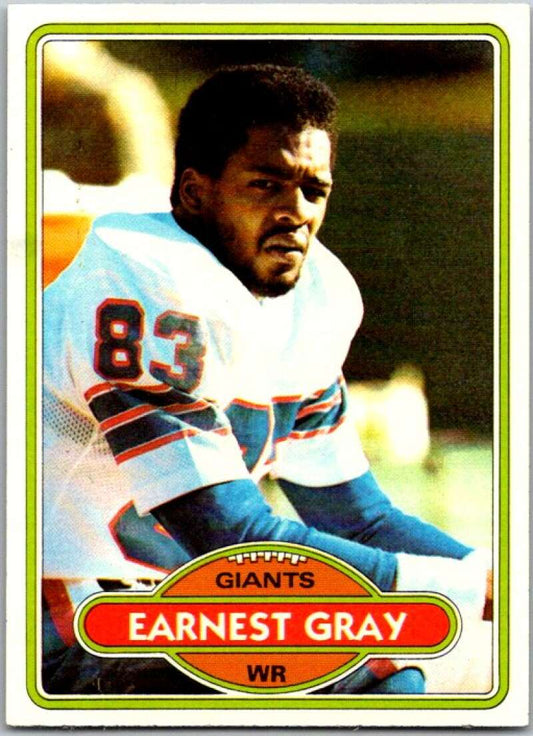 1980 Topps Football #206 Earnest Gray  RC Rookie New York Giants  V44772