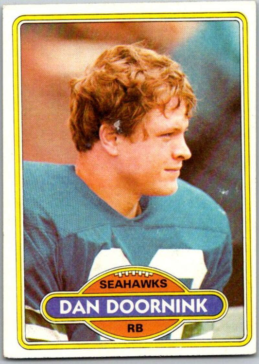 1980 Topps Football #257 Dan Doornink  Seattle Seahawks  V44774