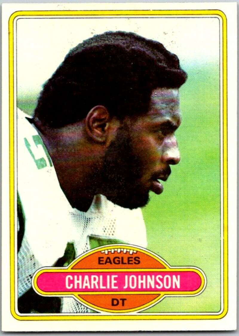 1980 Topps Football #277 Charlie Johnson Philadelphia Eagles V44777