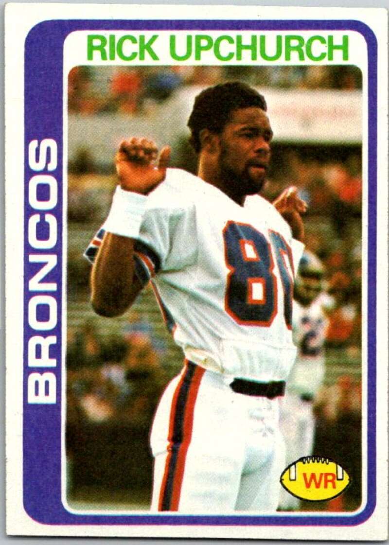 1978 Topps Football #117 Rick Upchurch Denver Broncos V44789