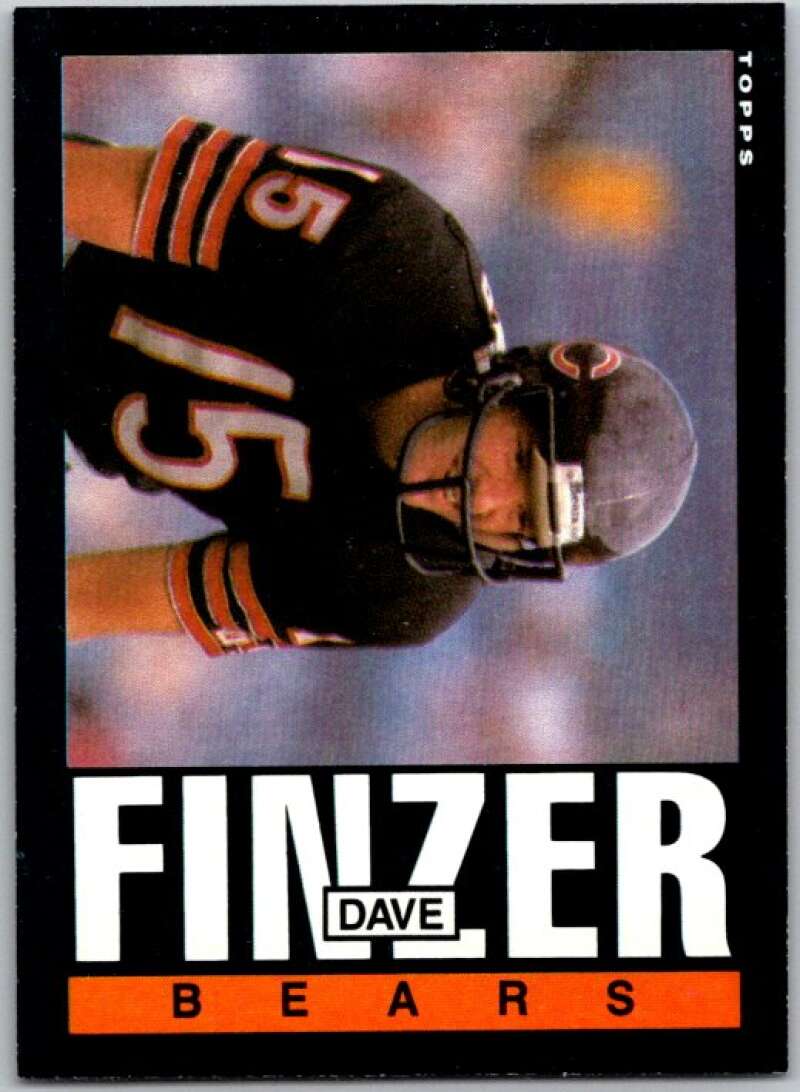 1985 Topps Football #26 Dave Finzer Chicago Bears V44801