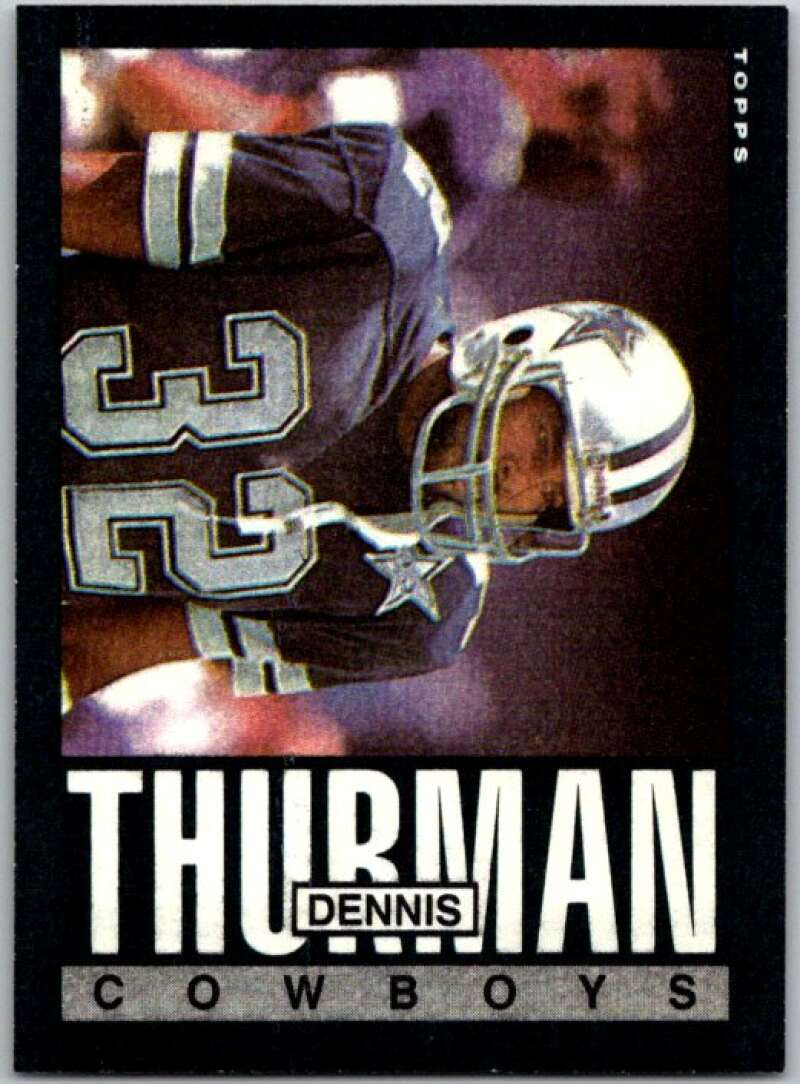 1985 Topps Football #49 Dennis Thurman Dallas Cowboys V44803