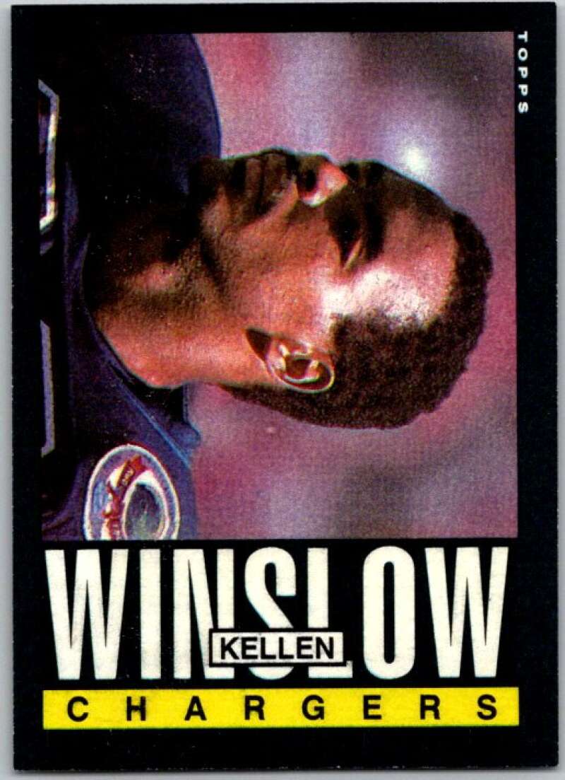 1985 Topps Football #379 Kellen Winslow San Diego Chargers V44814