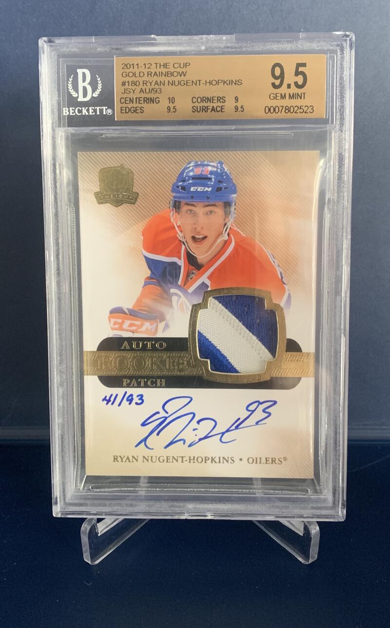 2011-12 The Cup Gold #180 Ryan Nugent-Hopkins RC Rookie 41/93 BGS 9.5 w/10 Auto