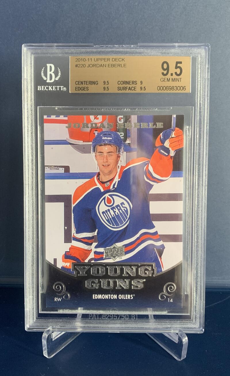 2010-11 Upper Deck #220 Jordan Eberle RC Rookie Gem Mint BGS 9.5 #3006