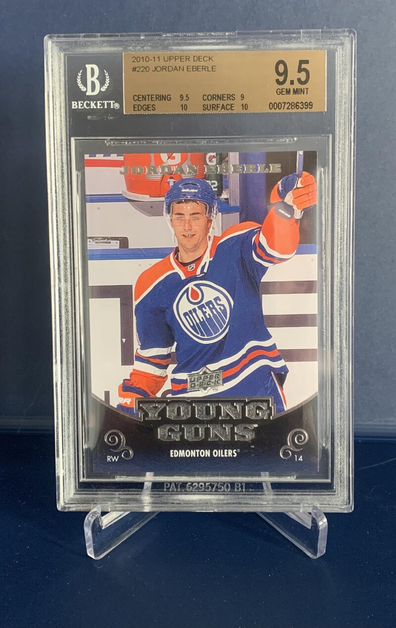 2010-11 Upper Deck #220 Jordan Eberle RC Rookie Gem Mint BGS 9.5 #6399
