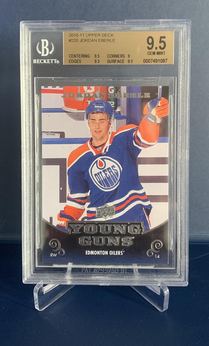 2010-11 Upper Deck #220 Jordan Eberle RC Rookie Gem Mint BGS 9.5 #1087