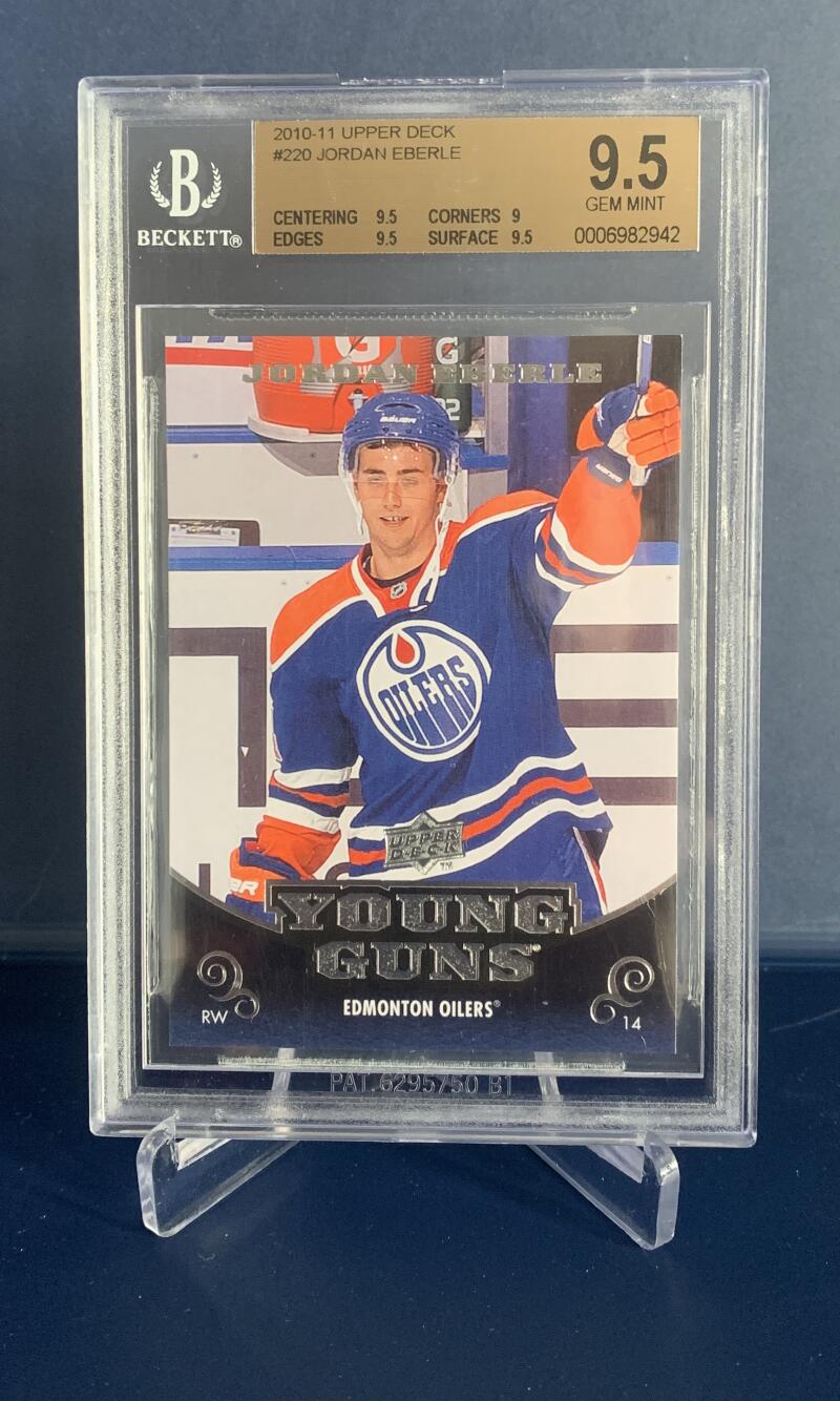 2010-11 Upper Deck #220 Jordan Eberle RC Rookie Gem Mint BGS 9.5 #2942