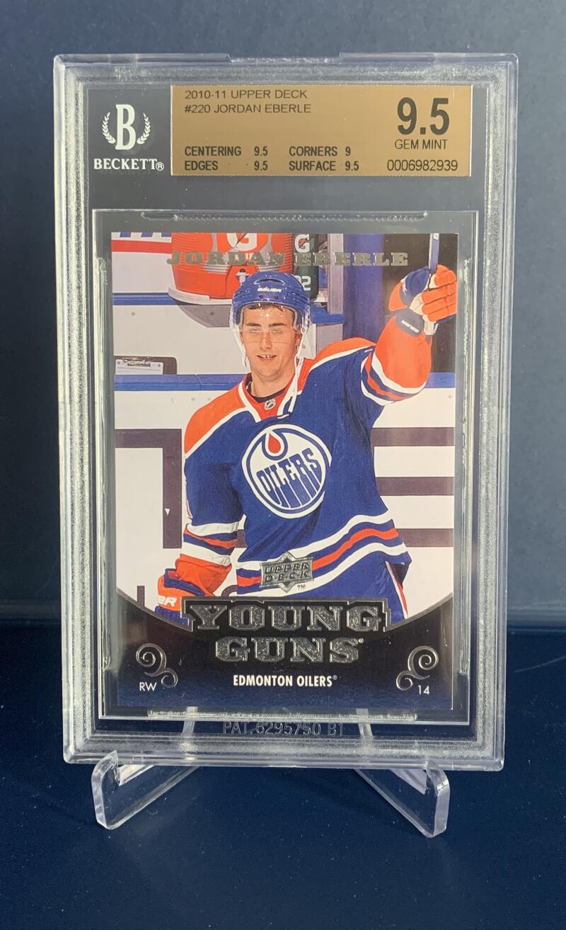 2010-11 Upper Deck #220 Jordan Eberle RC Rookie Gem Mint BGS 9.5 #2939