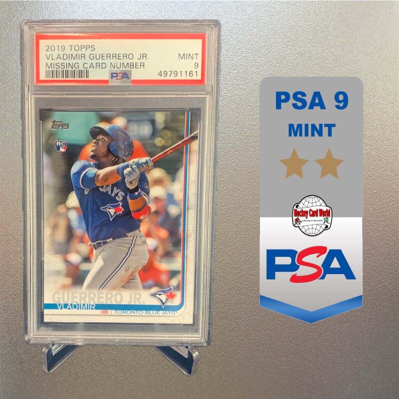 2019 Topps #NNO Vladimir Guerrero Jr. Rookie RC Short Print PSA 9 Mint - #91161