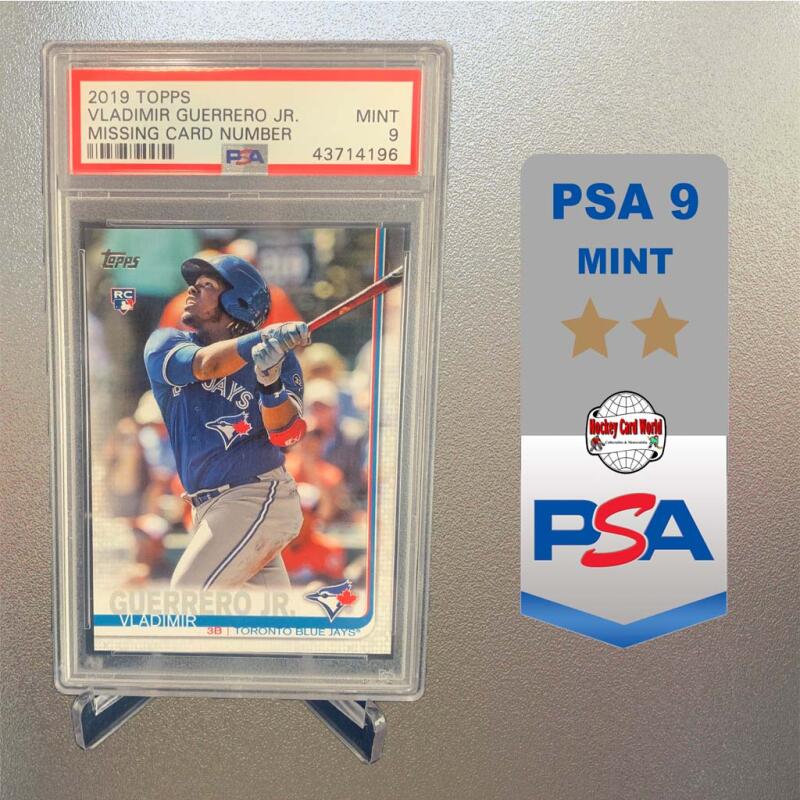 2019 Topps #NNO Vladimir Guerrero Jr. Rookie RC Short Print PSA 9 Mint - #14196