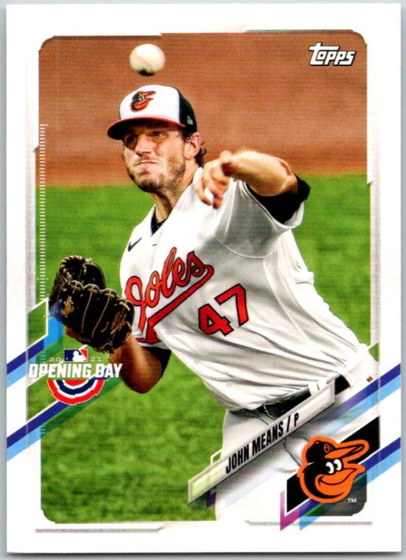2021 Topps Opening Day #46 John Means Baltimore Orioles V44910