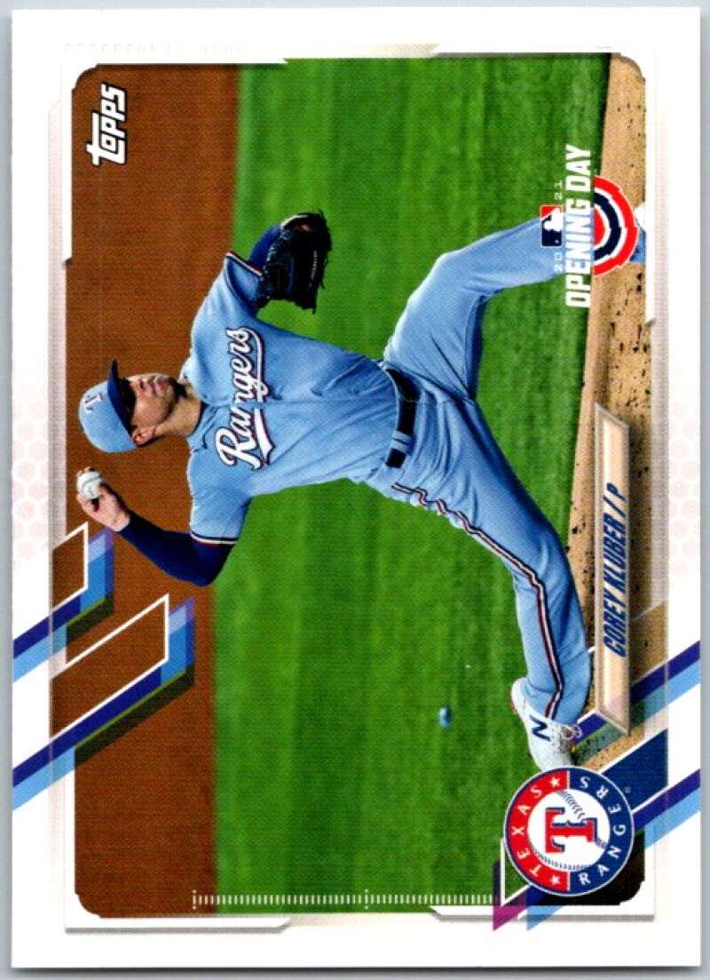 2021 Topps Opening Day #70 Corey Kluber Texas Rangers V44914