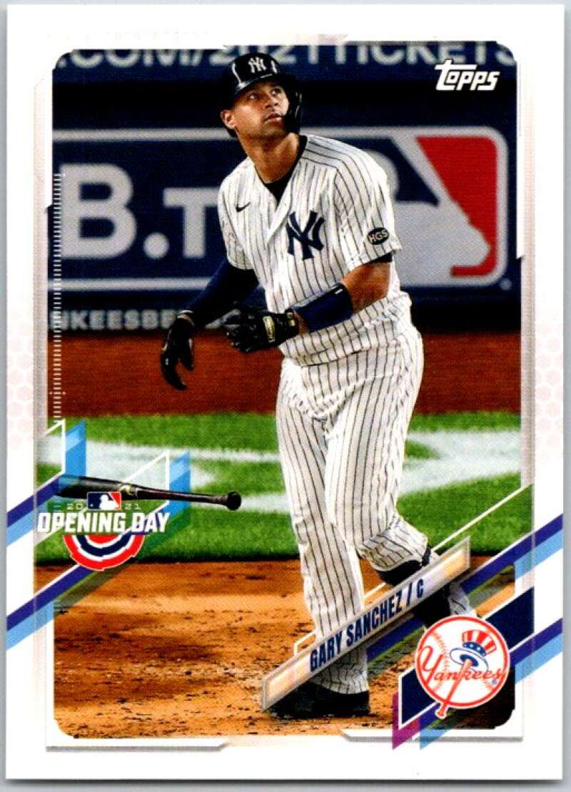 2021 Topps Opening Day #144 Gary Sanchez New York Yankees V44922