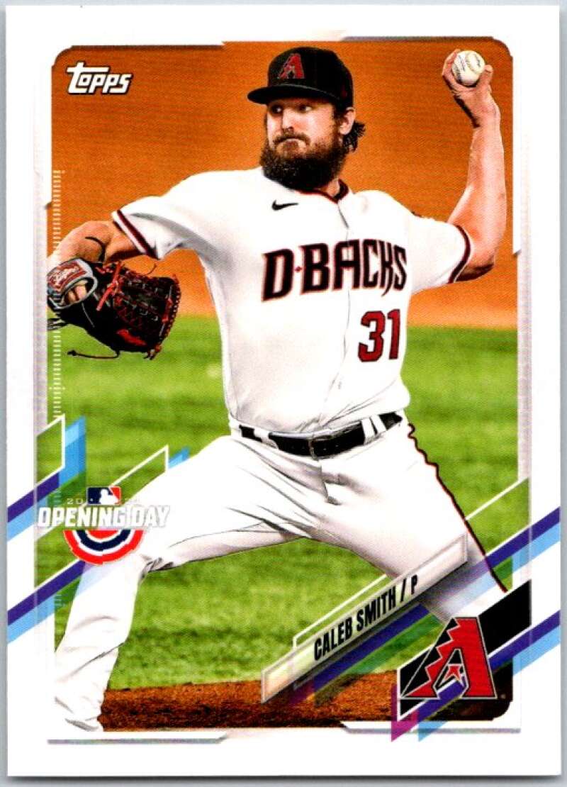2021 Topps Opening Day #195 Caleb Smith Arizona Diamondbacks V44928