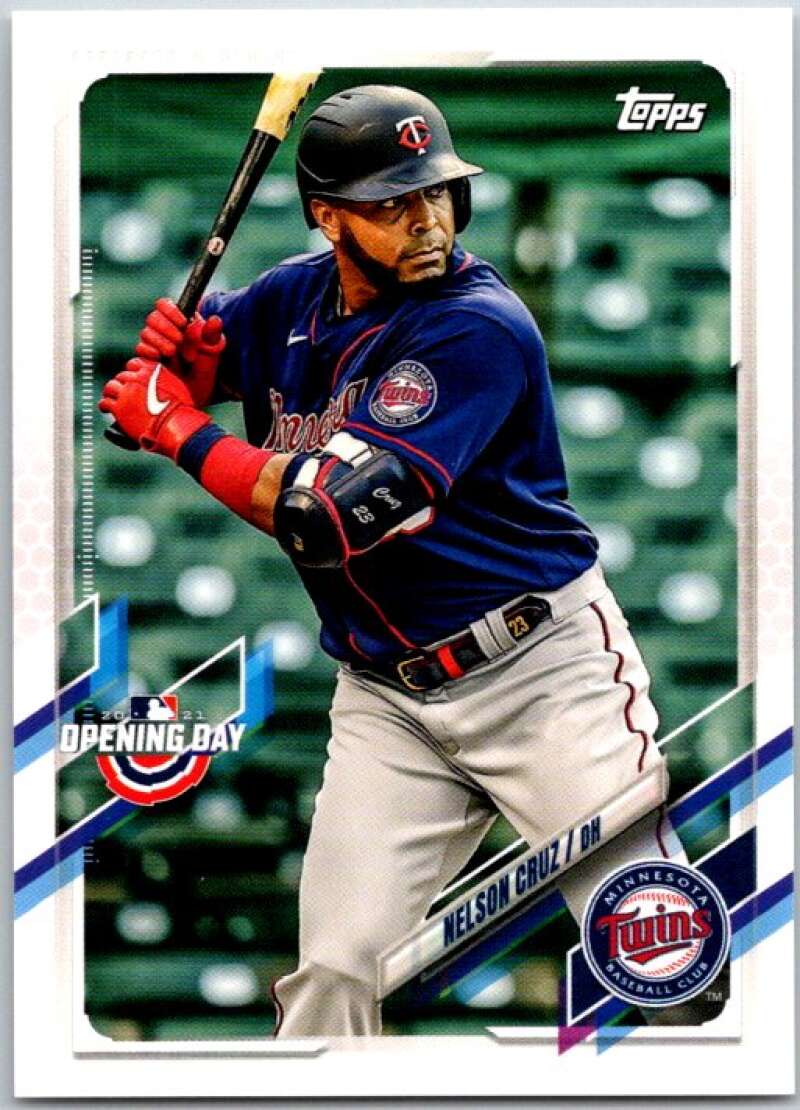2021 Topps Opening Day #199 Nelson Cruz Minnesota Twins V44929