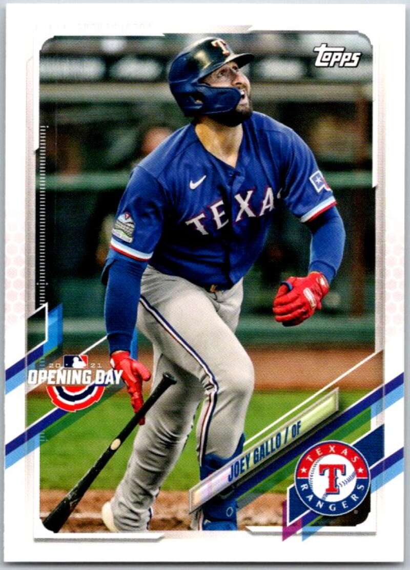 2021 Topps Opening Day #219 Joey Gallo Texas Rangers V44931
