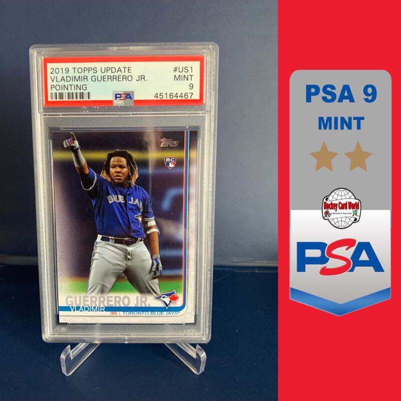2019 Topps #US1 Vladimir Guerrero Jr. Pointing Rookie RC Short Print PSA 9 Mint - #64467